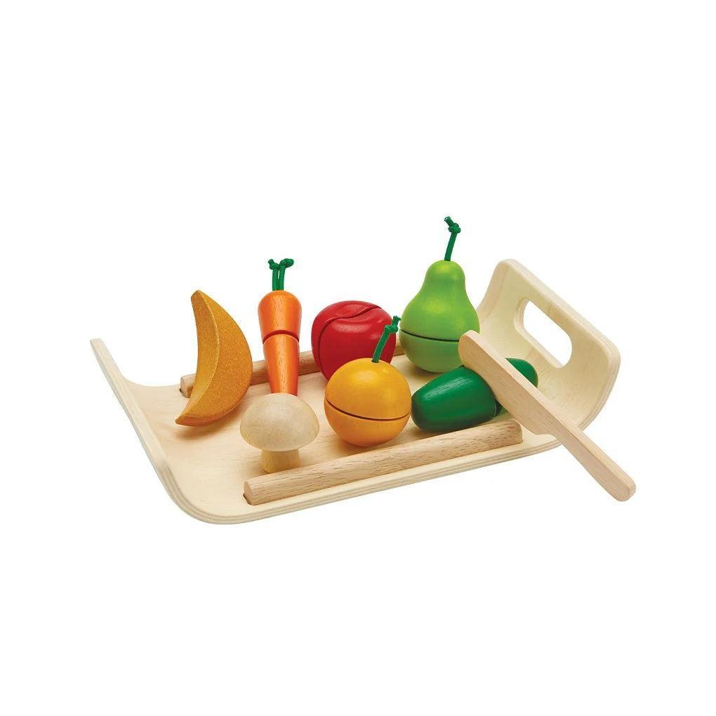 Plan Toys Assorted Fruits & Vegetables Set